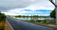Flooded fields west of Airport Road north of St. Vrain River