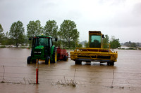 Flooded fields west of Airport Road north of St. Vrain River